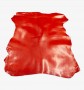 Piel de cabra rojo