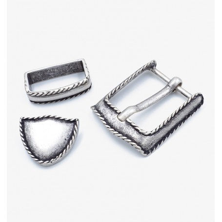 Hebilla con pasador y puntera 9240/30