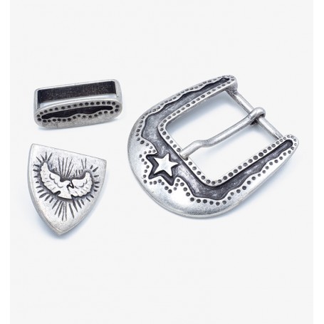 Hebilla con pasador y puntera 2609-30