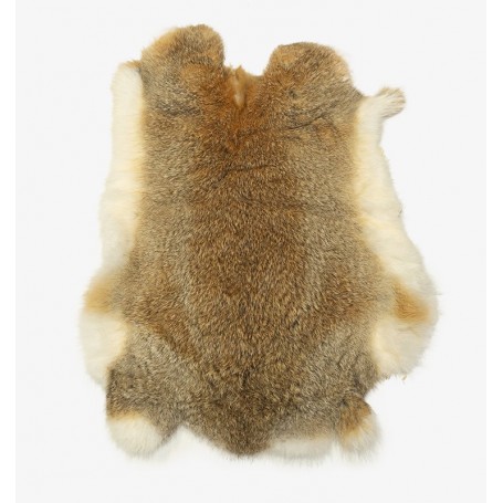 Piel de conejo pardo claro