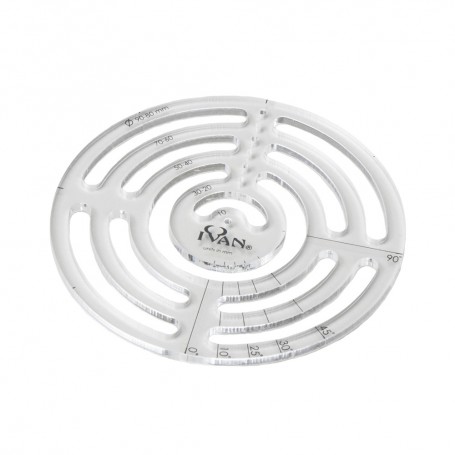 Plantilla acrílica circular multiusos grande