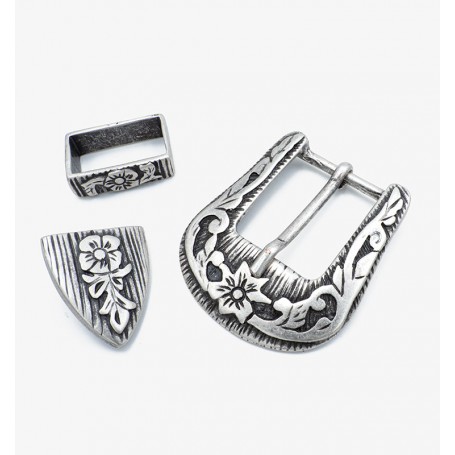 Hebilla con pasador y puntera 2616-25