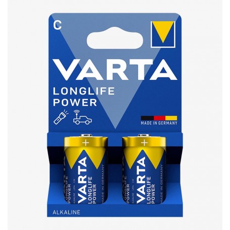 Pila alcalina Varta C Longlife Power (2 unidades)