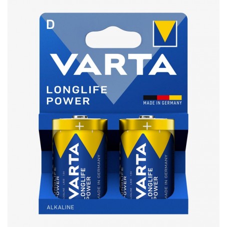 Pila alcalina Varta D Longlife Power (2 unidades)
