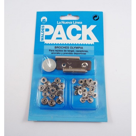 Pack broches Olimpia 200 con útiles de colocación
