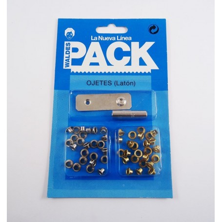 Pack 50 ojetes del 50 con útiles de colocación