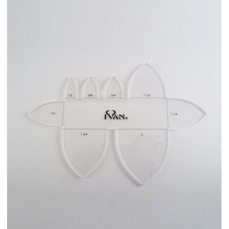 Plantilla acrílica para punteras en pico