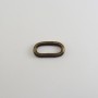 Anilla ovalada abierta 25x8 mm oro viejo
