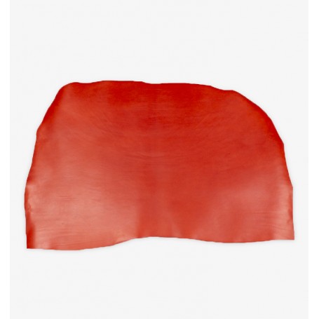 Cuello de vaquetilla rojo 1,5 mm - 16,25 pies