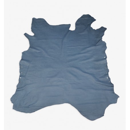 Piel de cerdo flor azul marino