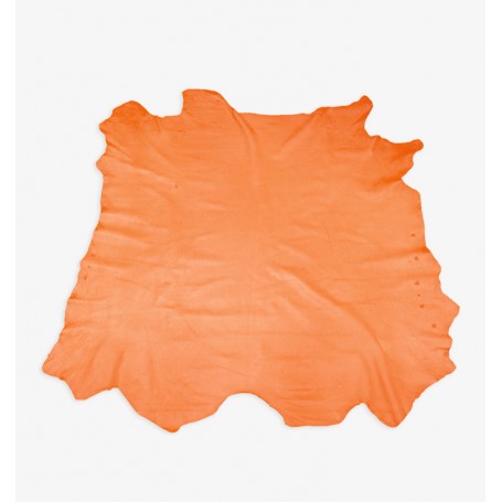 Piel de cerdo flor naranja
