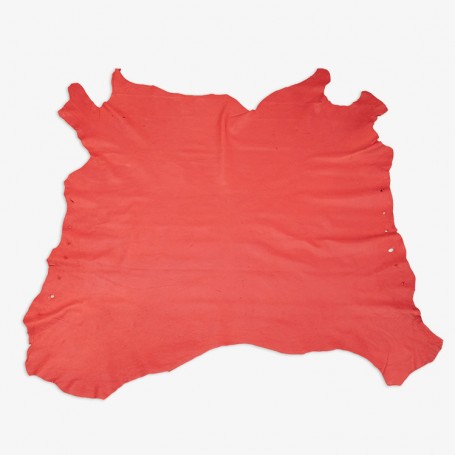 Piel de cerdo flor rojo