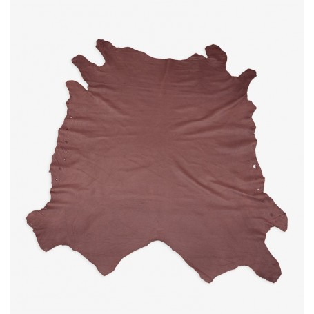 Piel de cerdo flor burdeos